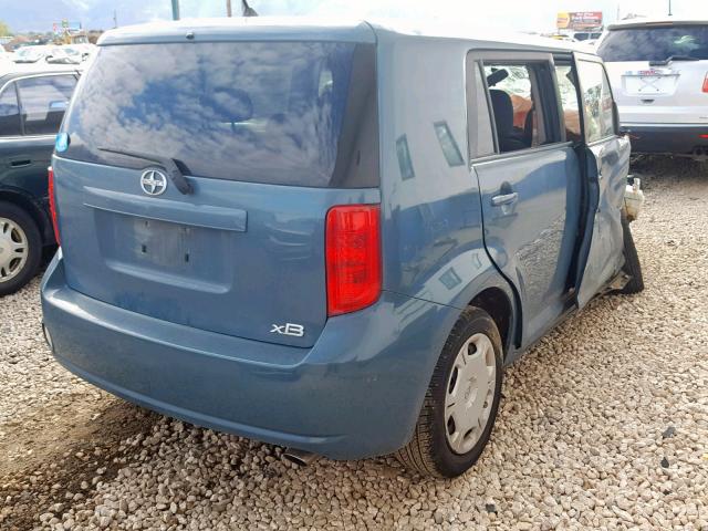 JTLKE50E891062082 - 2009 TOYOTA SCION XB ტალღისფერი ფოტო 4