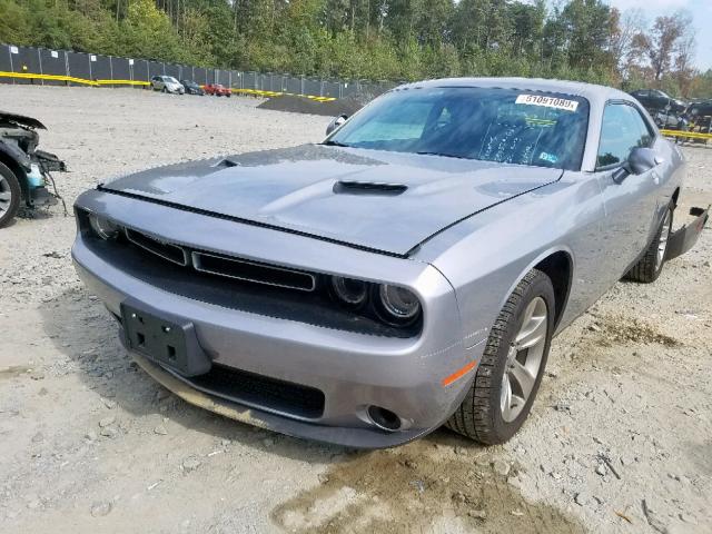 2C3CDZAG0FH810948 - 2015 DODGE CHALLENGER SILVER photo 2