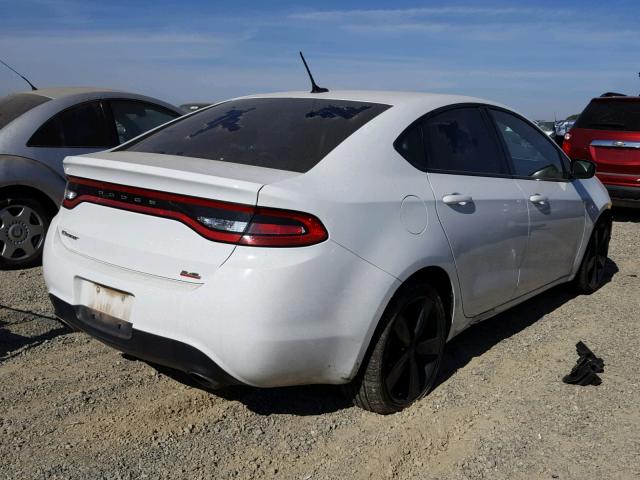 1C3CDFBB0ED803480 - 2014 DODGE DART SXT WHITE photo 4