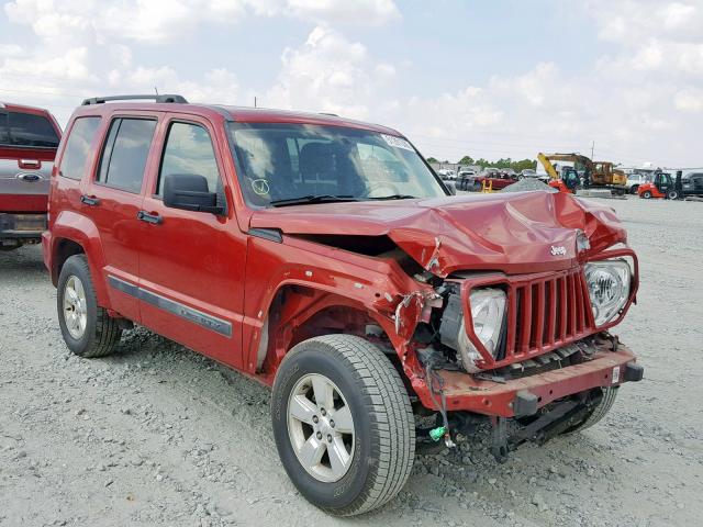 1J4PP2GK9AW170041 - 2010 JEEP LIBERTY SP RED photo 1