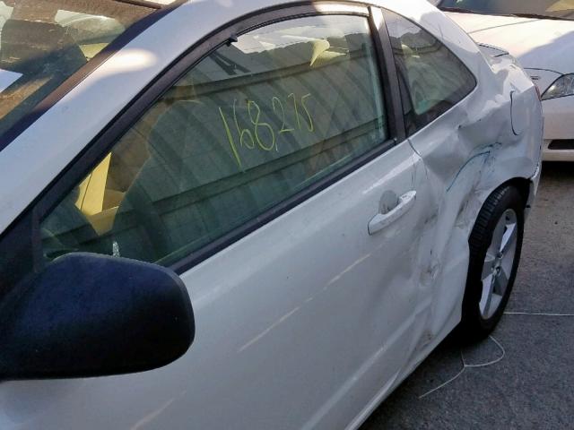 2HGFG12846H501252 - 2006 HONDA CIVIC EX WHITE photo 9