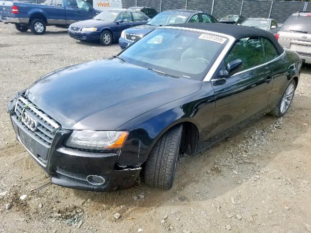 WAUVFAFH3BN016185 - 2011 AUDI A5 PRESTIG BLACK photo 2