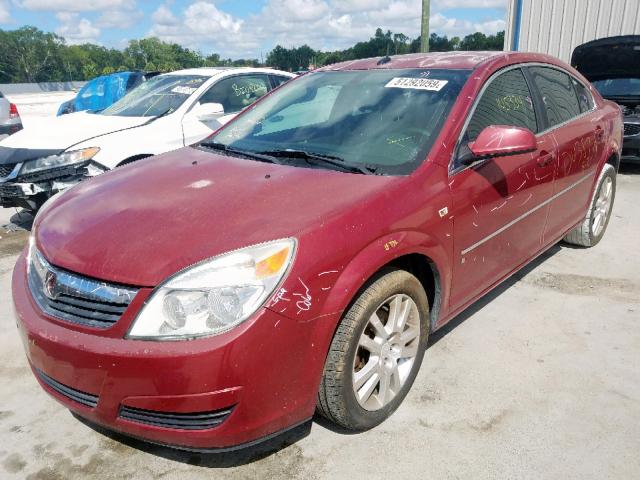 1G8ZS57N67F264387 - 2007 SATURN AURA XE BURGUNDY photo 2