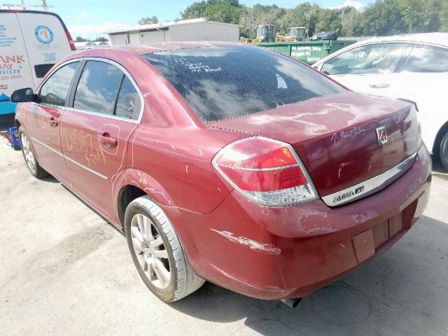 1G8ZS57N67F264387 - 2007 SATURN AURA XE BURGUNDY photo 3