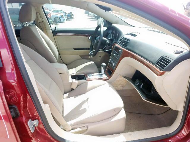 1G8ZS57N67F264387 - 2007 SATURN AURA XE BURGUNDY photo 5