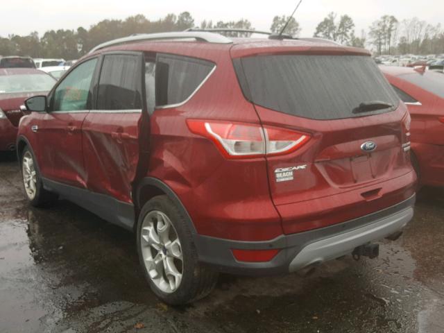 1FMCU0J92DUD90737 - 2013 FORD ESCAPE TIT RED photo 3