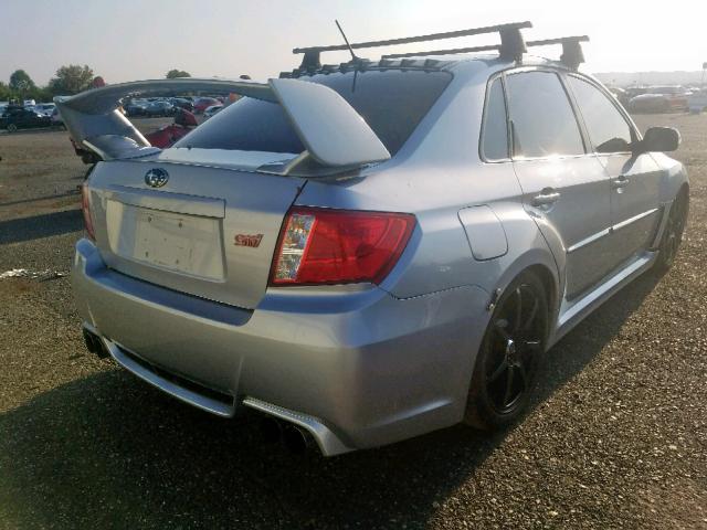 JF1GV8J64CL002232 - 2012 SUBARU IMPREZA WR SILVER photo 4