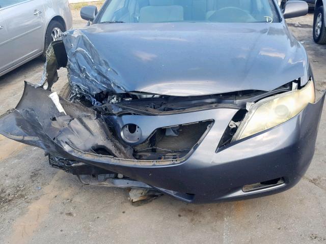 4T1BE46K98U764617 - 2008 TOYOTA CAMRY CE GRAY photo 9