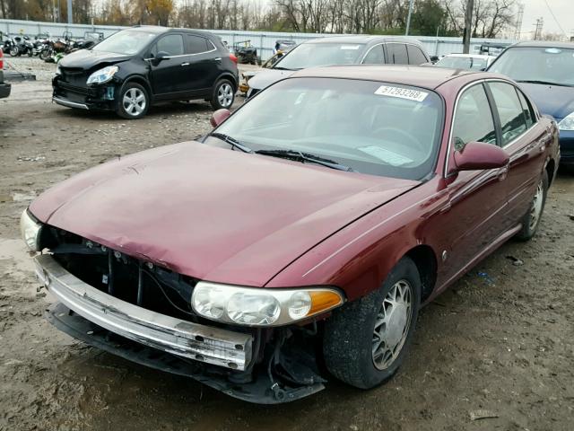 1G4HP54K51U258401 - 2001 BUICK LESABRE CU MAROON photo 2