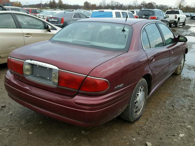 1G4HP54K51U258401 - 2001 BUICK LESABRE CU MAROON photo 4