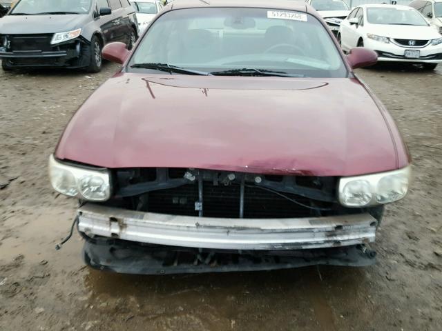 1G4HP54K51U258401 - 2001 BUICK LESABRE CU MAROON photo 9