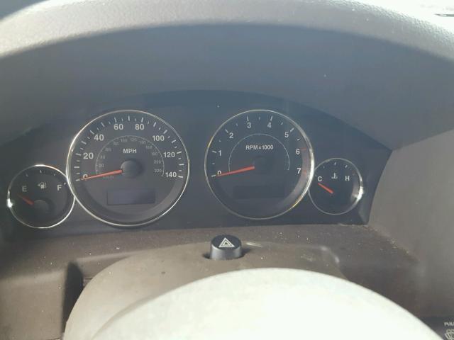 1J8HH48KX7C547402 - 2007 JEEP COMMANDER BURGUNDY photo 8