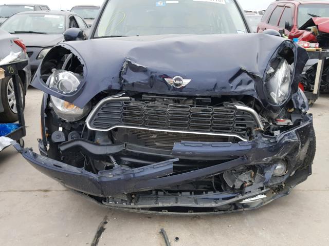 WMWZC3C50DWP24603 - 2013 MINI COOPER S C BLUE photo 9