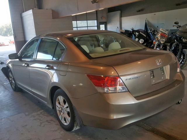 1HGCP26499A080566 - 2009 HONDA ACCORD LXP GOLD photo 3