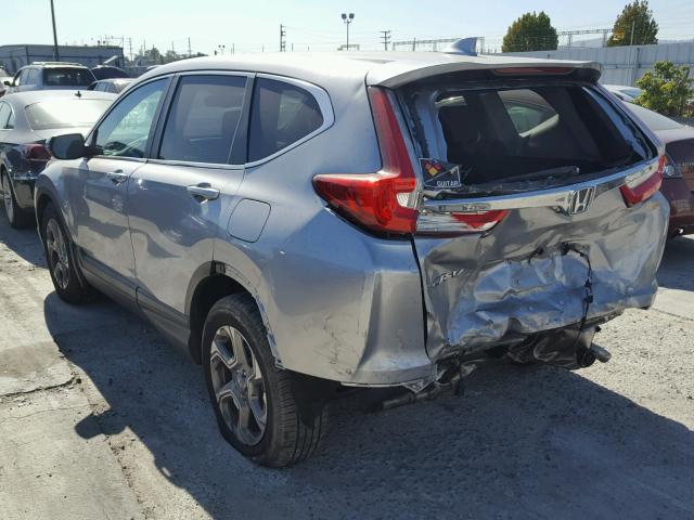 7FARW1H81HE044838 - 2017 HONDA CR-V EXL SILVER photo 3