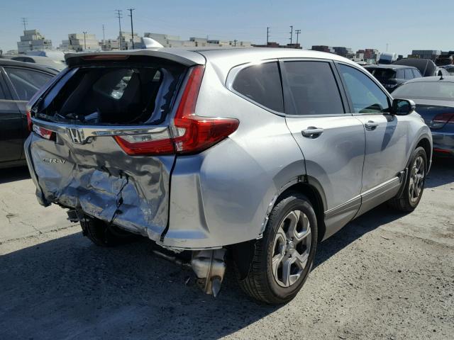 7FARW1H81HE044838 - 2017 HONDA CR-V EXL SILVER photo 4