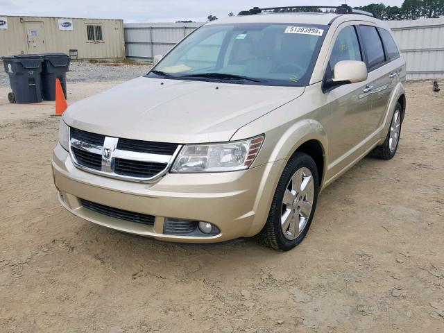 3D4PG6FV0AT120565 - 2010 DODGE JOURNEY R/ GOLD photo 2