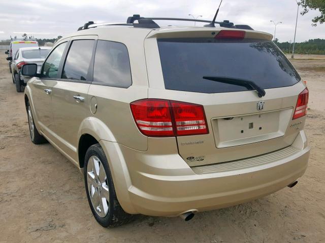 3D4PG6FV0AT120565 - 2010 DODGE JOURNEY R/ GOLD photo 3