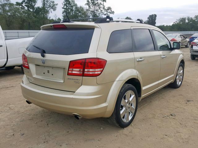 3D4PG6FV0AT120565 - 2010 DODGE JOURNEY R/ GOLD photo 4