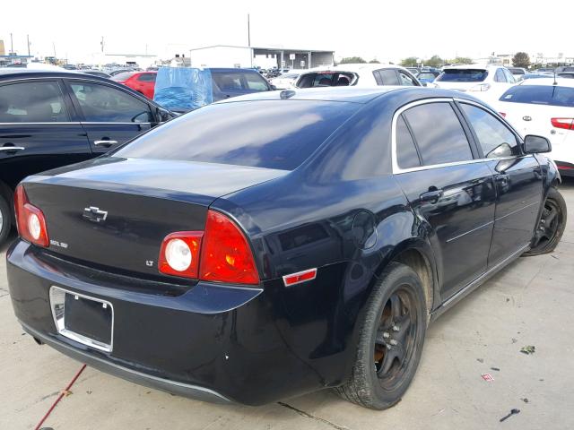 1G1ZH57B494209678 - 2009 CHEVROLET MALIBU 1LT BLACK photo 4
