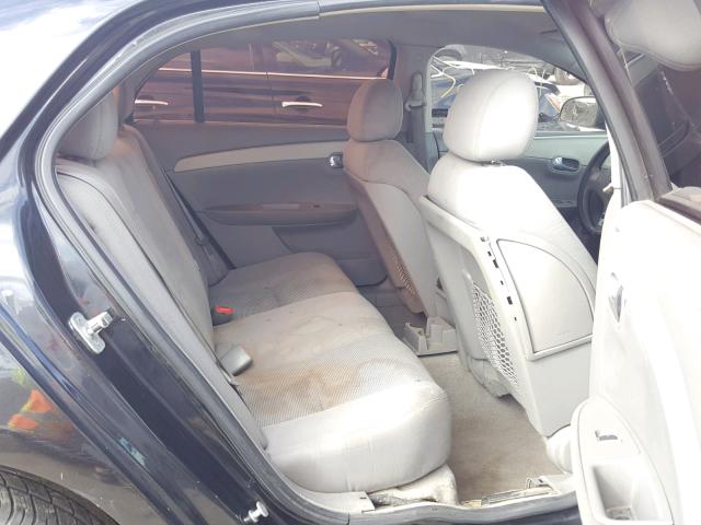 1G1ZH57B494209678 - 2009 CHEVROLET MALIBU 1LT BLACK photo 6