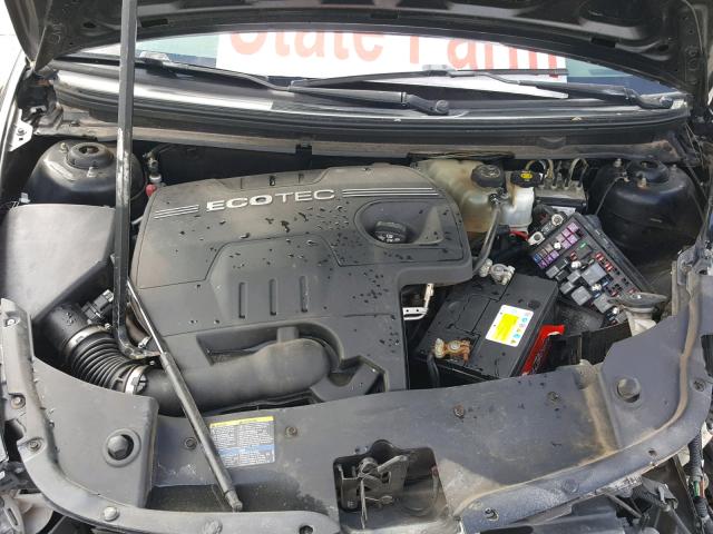 1G1ZH57B494209678 - 2009 CHEVROLET MALIBU 1LT BLACK photo 7