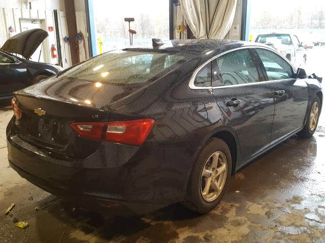 1G1ZB5ST0GF347026 - 2016 CHEVROLET MALIBU LS BLACK photo 4