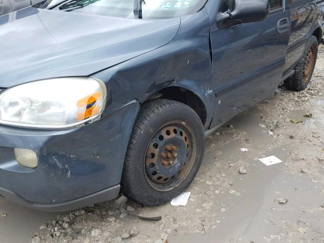 1GNDU23L46D131612 - 2006 CHEVROLET UPLANDER L Boz foto 9