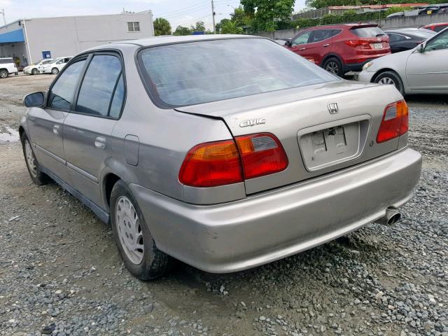 2HGEJ6618YH545023 - 2000 HONDA CIVIC BASE SILVER photo 3