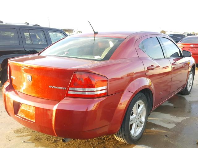 1B3CC1FBXAN212154 - 2010 DODGE AVENGER EX BURGUNDY photo 4