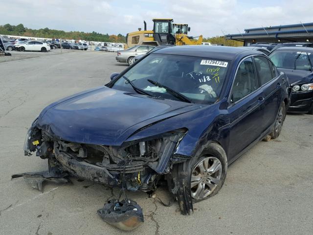 1HGCP2F45BA065083 - 2011 HONDA ACCORD LXP BLUE photo 2