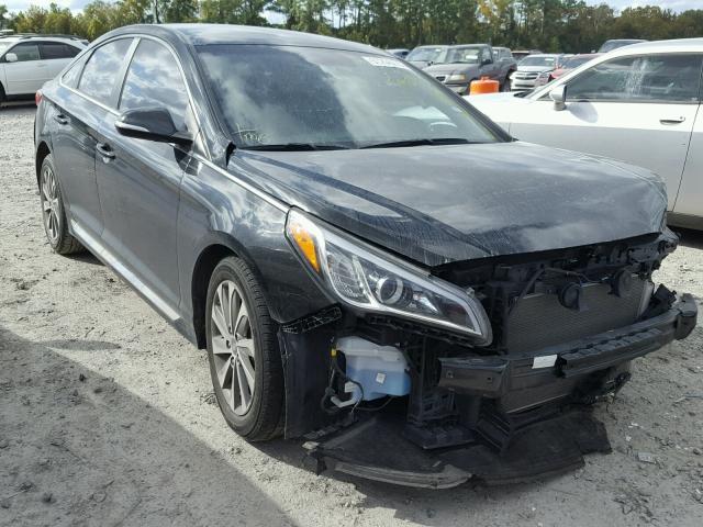 5NPE34AF5FH102350 - 2015 HYUNDAI SONATA SPO BLACK photo 1