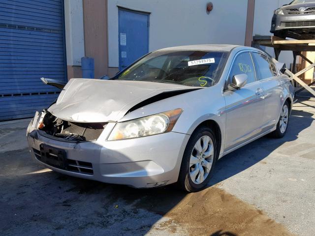 1HGCP26819A004388 - 2009 HONDA ACCORD EXL SILVER photo 2