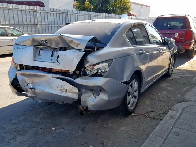 1HGCP26819A004388 - 2009 HONDA ACCORD EXL SILVER photo 4