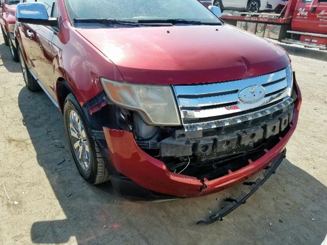 2FMDK36C28BA06824 - 2008 FORD EDGE SE MAROON photo 9