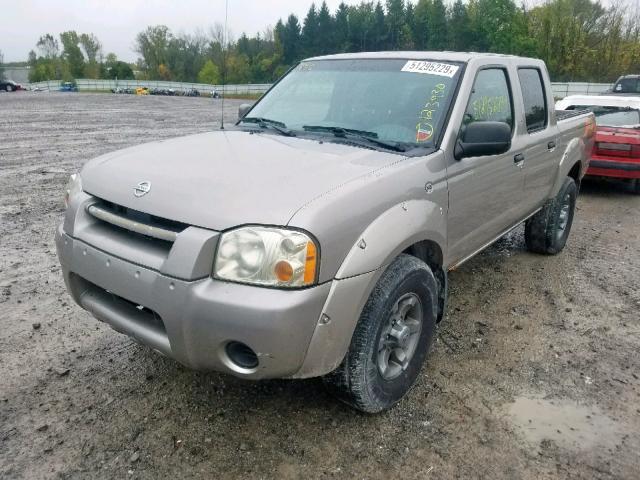 1N6ED27Y94C403073 - 2004 NISSAN FRONTIER C TAN photo 2