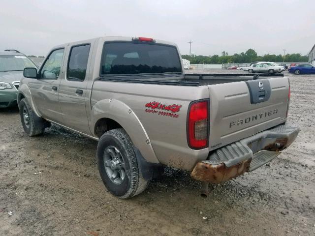 1N6ED27Y94C403073 - 2004 NISSAN FRONTIER C TAN photo 3