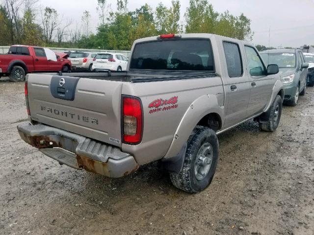 1N6ED27Y94C403073 - 2004 NISSAN FRONTIER C TAN photo 4