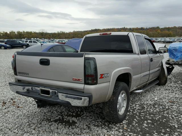 2GTEK19T341361171 - 2004 GMC NEW SIERRA BEIGE photo 4