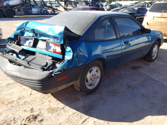 1G1JC1447R7213653 - 1994 CHEVROLET CAVALIER V TURQUOISE photo 4