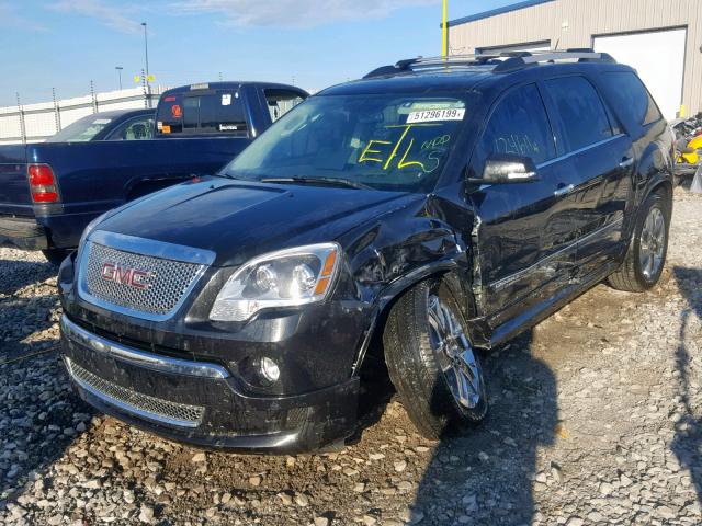 1GKKVTED0BJ329418 - 2011 GMC ACADIA DEN BLACK photo 2