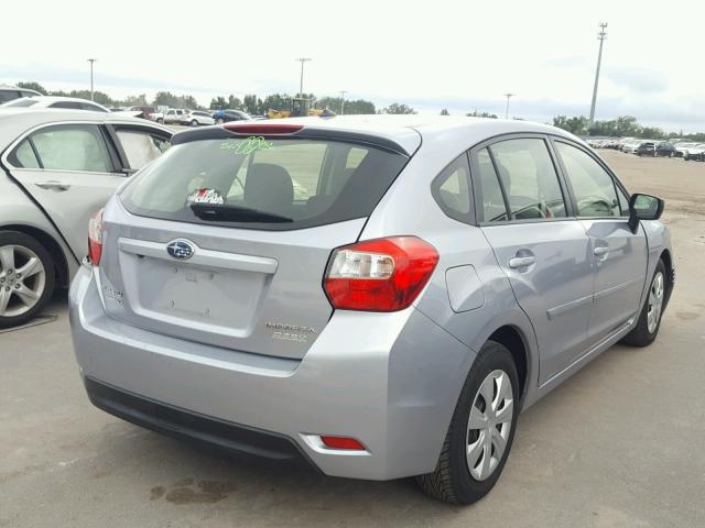 JF1GPAA69F8222748 - 2015 SUBARU IMPREZA BA SILVER photo 4