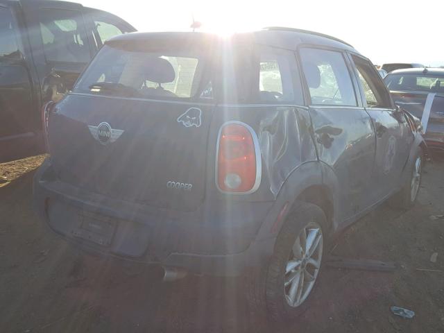 WMWZB3C58BWH95079 - 2011 MINI COOPER COU BLUE photo 4