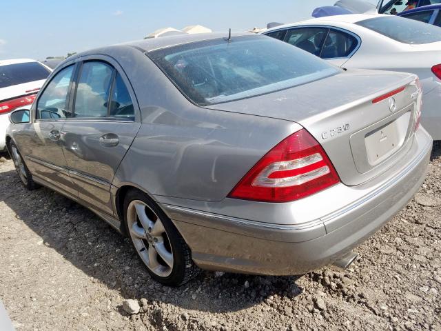 WDBRF40J15F692259 - 2005 MERCEDES-BENZ C 230K SPO TAN photo 3