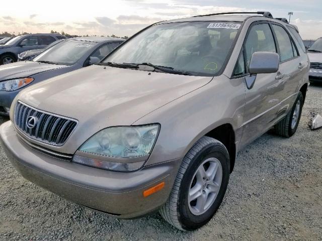 JTJHF10U220252066 - 2002 LEXUS RX 300 GRAY photo 2