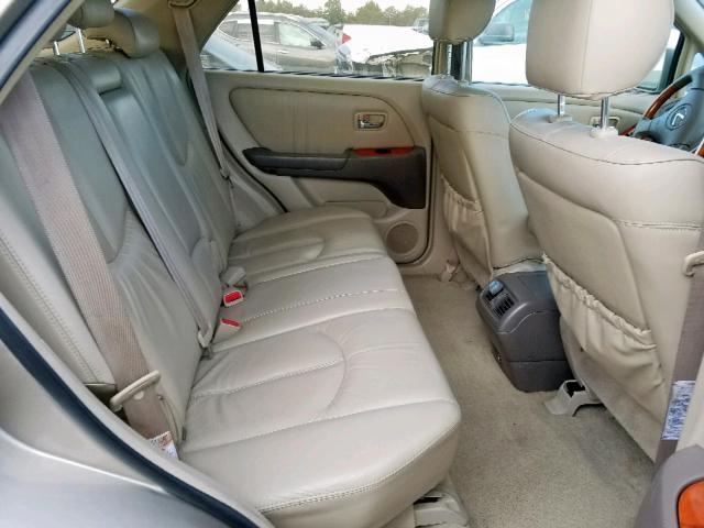 JTJHF10U220252066 - 2002 LEXUS RX 300 GRAY photo 6