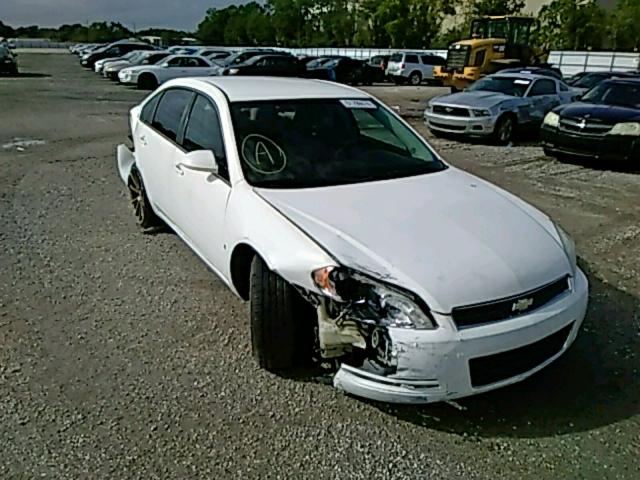 2G1WT55K189147270 - 2008 CHEVROLET IMPALA LT WHITE photo 1