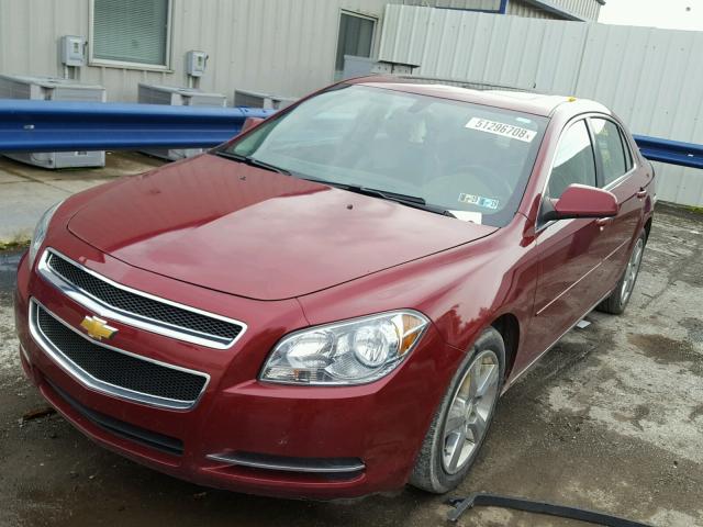 1G1ZD5E18BF271102 - 2011 CHEVROLET MALIBU 2LT RED photo 2