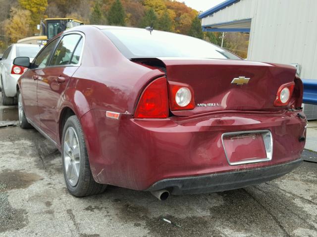 1G1ZD5E18BF271102 - 2011 CHEVROLET MALIBU 2LT RED photo 3