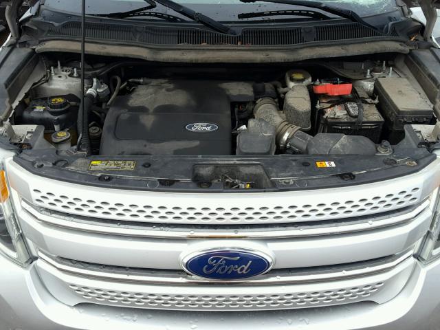 1FMHK7F85BGA71879 - 2011 FORD EXPLORER L SILVER photo 7